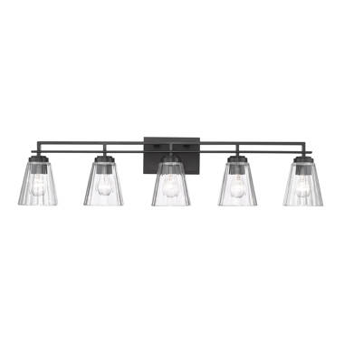 Black 4 deals light vanity fixture